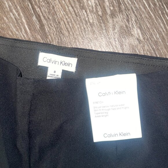 Calvin Klein Black Work Pants - Picture 2 of 4